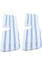 2-Pack Microfiber Mop Pads Compatible Vileda Promist MAX Refill Accessories O-Cedar Hardwood Floors Wet Dry Reusable