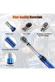 1/4-inch torque wrench, measuring range 2-24 Nm, accuracy ±3%, 72 teeth, reversible, with 100 mm extension bar. - 3