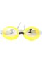 Children's swimming goggles, with adjustable earplugs and nose clip, yellow, complete swimming pool equipment. - 3