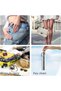 Personal pill dispenser, 2-piece metal keychain pill holder - waterproof, 3-compartment keychain aluminum alloy mini pill organizer travel case - 2