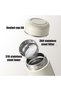 316 Stainless Steel Insulated Mug 240ml - Portable Mug with Leak-proof Lid and Ergonomic Handle, Suitable for Gym, Office, Outdoors - White - 3