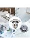 Universal Pop-Up Sink Stopper-Chrome-Plated Hair Collector Drain Plug-34-40mm - 5
