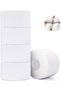 Sports tape, 5-pack white sports tape, muscle tape - 0.38m x 10m - 3