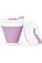 Water cup Foldable silicone cup Portable foldable milk water cups Outdoor Travel Foldable coffee mug - 3