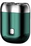 Rechargeable Dual-Blade Electric Body Hair & Beard Trimmer Shaver (Green)