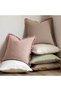 2 - Fringe - Decorated Linen Throw Pillows - Bohemian Farmhouse Style - pillowcases for sofas, chairs, armchairs, beds, living rooms, and home... - 5
