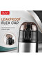 Thermosteel Water Bottle 350ml For Hot And Cold Drinks With Lockable Flex Cap Silver Vacuum Flask - 5