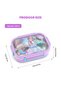 Dreamy Mermaid Kids 304 Stainless Steel Lunch Box 550ml, 3‑Compartment Removable Microwave‑Safe Inner Tray, Leak‑Proof Portable Food Container for Girls School Picnic Outdoor - 3