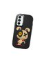 Samsung Galaxy A25 Compatible Case Camera Protector Black Silicone Couple Phone Case Character Patterned - 3