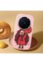 Vivo X300 Pro Compatible Case Camera Protective Pink Silicone Couple Phone Case Girl Patterned - 2