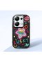 Redmi Note 13 Pro 4g Compatible Case Camera Protector Black Silicone Couple Phone Case Heart Pattern