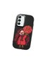 Samsung Galaxy S22 Compatible Case Camera Protector Black Silicone Couple Phone Case Girl Patterned - 3