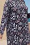 1744 Large Size Uzunkol Hijab Swimsuit Set - Mixed Pattern Laci - 2