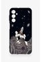 Samsung M34 Compatible Space Astronaut Patterned Silicone Case - 2