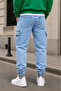 Men's Cargo Pocket Lycra Jeans - 2