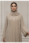 Linear Pintuck Abaya | Nida Fabric - 2