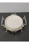 Special Laser-Cut Luxury Oven Bowl with Figures and Silver Details - 2
