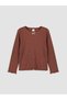 Crew Neck Bow Detail Girls' T-Shirt 2-Pack