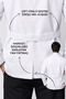 Men's Judge Collar Long Sleeve Snap Fastener Jacket Oversized White Alpaca Fabric Doctor and Teacher Coat - 6