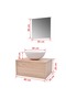 Bathroom Cabinet | Beige | Engineered wood | Compact | Minimalistic - 6