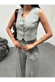 Plain Lined Polyviscose Vest - 3