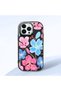Black Silicone Case Compatible with iPhone 13 Pro with Shock-Absorbing Camera Protections