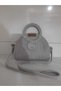 Menekşe 2 Model Stylish Shoulder Bag with Jute Cord Rope Handle and Crossbody Strap in Sizes 24X20X9 - 2