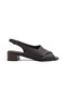 Genuine leather women's daily heeled sandals dd0173