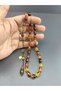 Ali Baba Masterpiece Colorful Gemstone 2 Layers Polished Fire-Red Amber Certified 10220 - 4