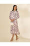 Women Ivory Printed Maxi Dress - 4