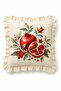 Frilly Abundance Pomegranate Patterned Throw Pillow Cover 100% Cotton Organic Printed Decorative Pillowcase 45X45 cm 1 Piece - 3