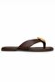 Luisa Women's Gold Buckle Detailed Flip-Flops Comfortable Slippers - 2