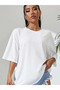 White Love Yourself Print 100% Organic Cotton Relaxed Fit Round Neck T-Shirt - 2