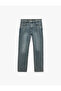Cotton Vintage Straight Fit Jean Trousers - 5