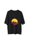 Women's Oversize T-Shirt Vintage Automobile Print Retro Classic Car Graphic Pattern Relaxed Fit Casual - 2