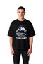 Men's Oversize T-Shirt Mountain Graphic Print Outdoor Adventure Theme Relaxed Fit Casual Wear Modern Stylish