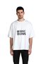Men's Oversize T-Shirt 100% Cotton Printed Motivational Theme Round Neck Short Sleeve Daily Casual Stylish