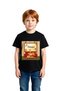 Children's Autumn Themed Printed T-Shirt Relaxed Fit Short Sleeve Round Neck Seasonal Transition Gift Daily