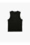 Cotton Regular Fit Hakim Collar Sleeveless Buttoned Undershirt