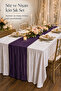 Bohemian Crinkled Look Tablecloth and Runner Set of 2 – with Different Options, for Dinners, Promises, and Special Occasions - 3