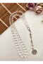 10mm 45-bead moon glass transparent acrylic prayer beads, handcrafted by Muslims