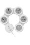 Power Strip with 2 USB 3.1A Master Switch 4 International Socket Safety Shutter 1.8 mtr Cable