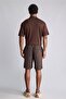 Ultra Soft Standard Fit Flexible Waist Pocketed Bermuda I1783Ax26Sm - 5