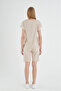 21198 Women's Short Sleeve Shorts Set - 4
