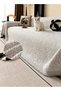 Boho Chenille Couch Cover for Dogs Non Slip Sofa Cover Couch Slipcover Covers for 2 Cushion Furniture Protector with Tassels for Pets Washable 180*230CM