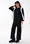 Women's Shawl Look Detailed Sweat Pants Modal Set 265193 - - 5