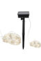 10m 100LED solar copper string garden. - 2