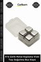 Special Edition Gold Luxury Stainless Gift Set Stylish 4-Piece Steel Metal Coated Whiskey Stone Cooling Ice Cube - 3