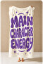 Pop Art Main Character Energy Mor Written Patterned 70X150 Beach Towel - Digital Printed Bath Towel - 2
