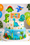 6-Piece Dinosaur Themed Cake Toothpicks Happy Birthday Cake Decoration - 7